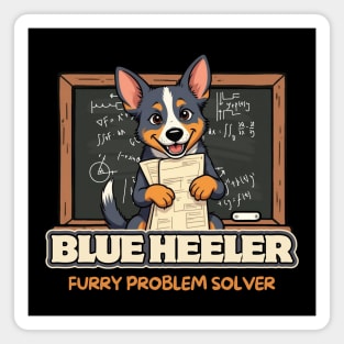 Blue Heeler - Furry Problem Solver Magnet